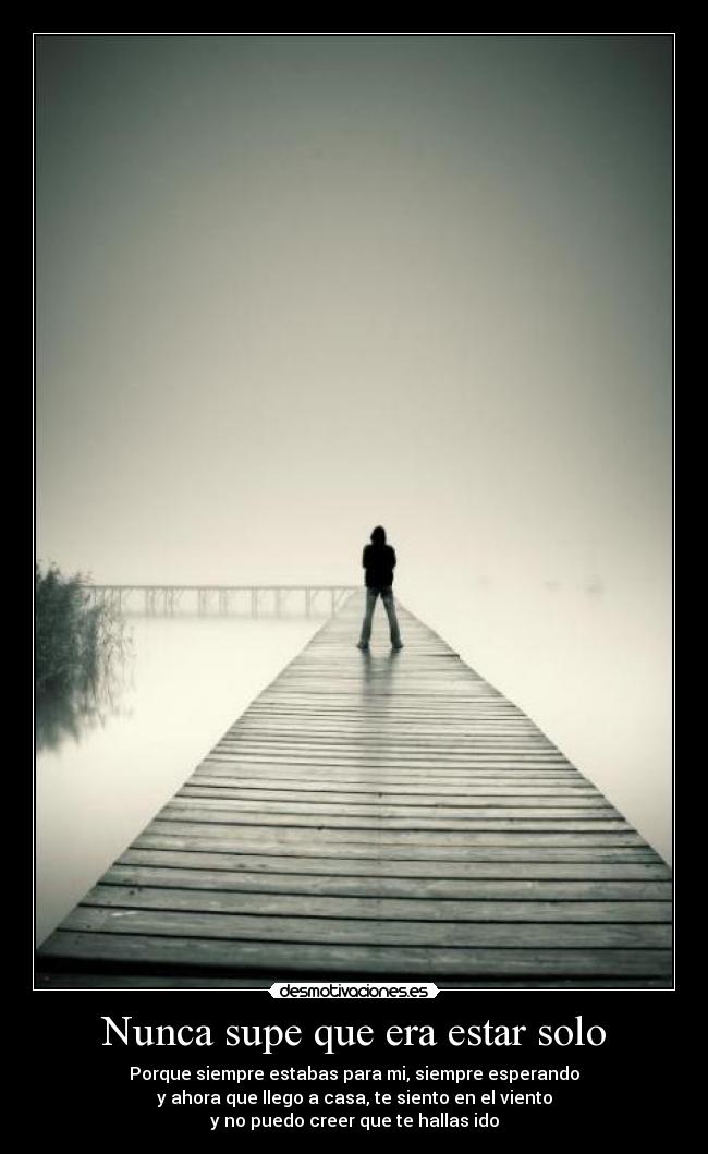 carteles soledad solo camino viento ido extranar extrano desmotivaciones