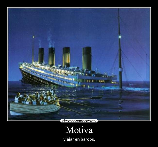 Motiva - viajar en barcos.
