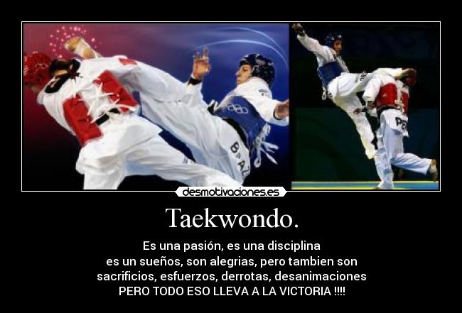 Taekwondo. -