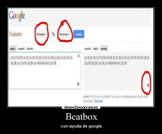 Beatbox - con ayuda de google