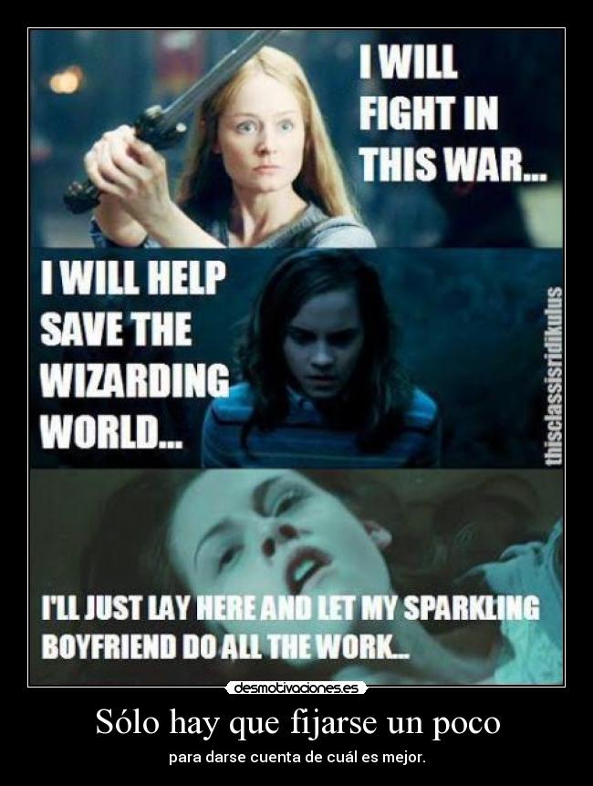 Sólo hay que fijarse un poco -