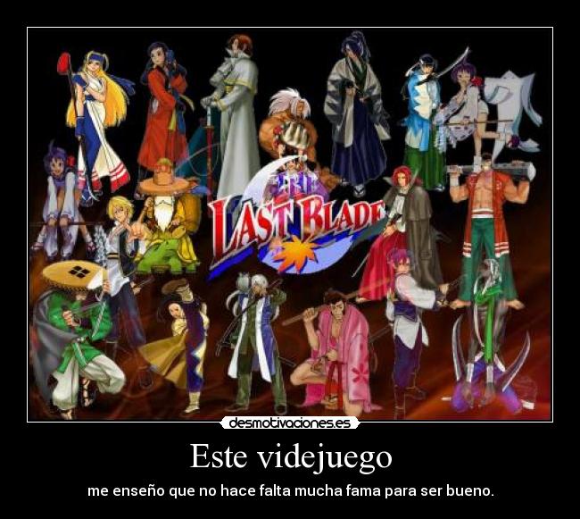 carteles apuesto ps3 que mayoria conician last blade desmotivaciones