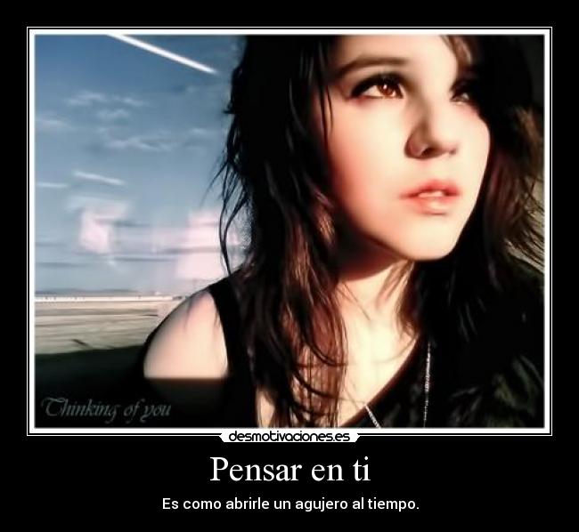 Pensar en ti -