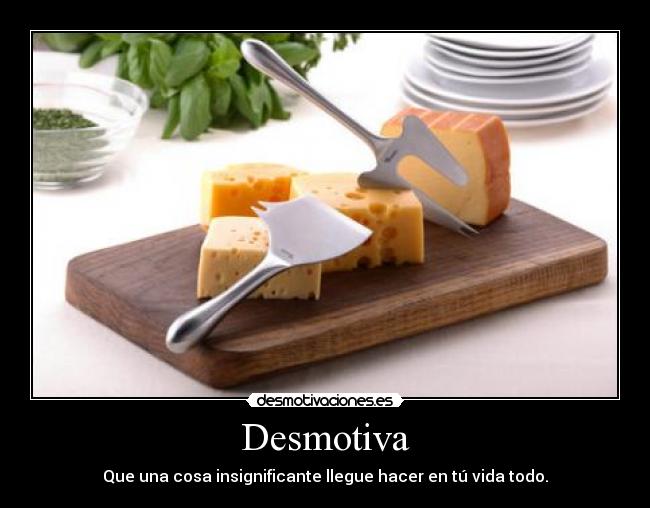 carteles queso desmotivaciones
