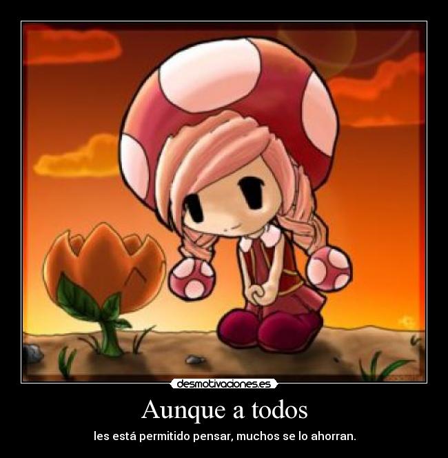 Aunque a todos -