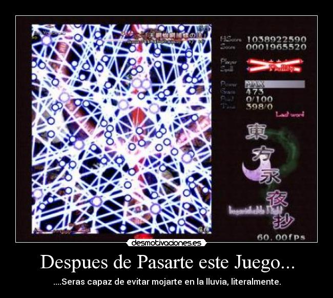 Despues de Pasarte este Juego... -