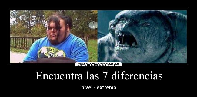 Encuentra las 7 diferencias - nivel - extremo