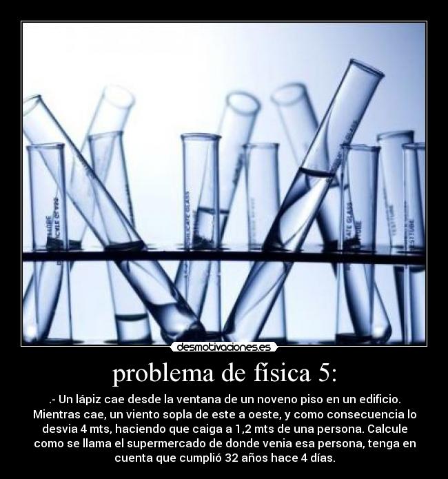 carteles problema fisica desmotivaciones
