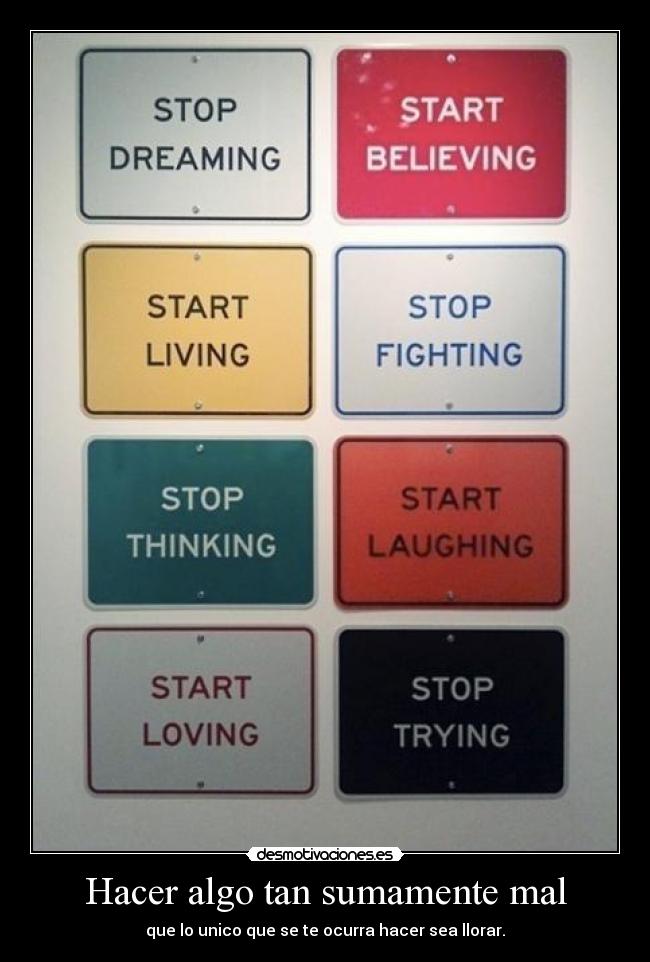 carteles llanto desmotivaciones