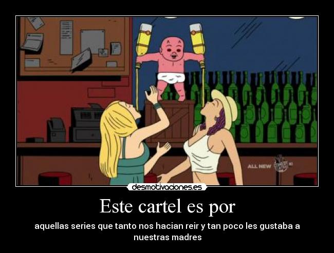 Este cartel es por -