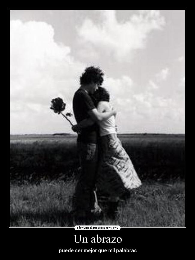 carteles abrazo amor desmotivaciones