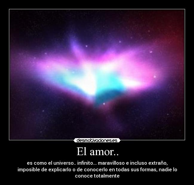 El amor.. -