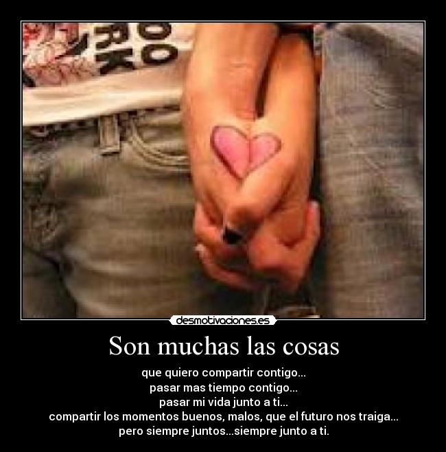 Son muchas las cosas - 