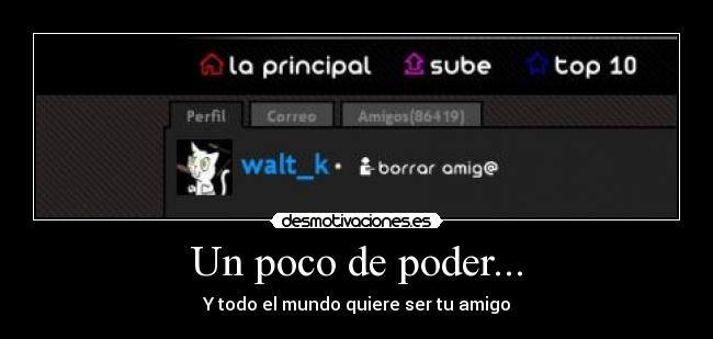 Un poco de poder... -