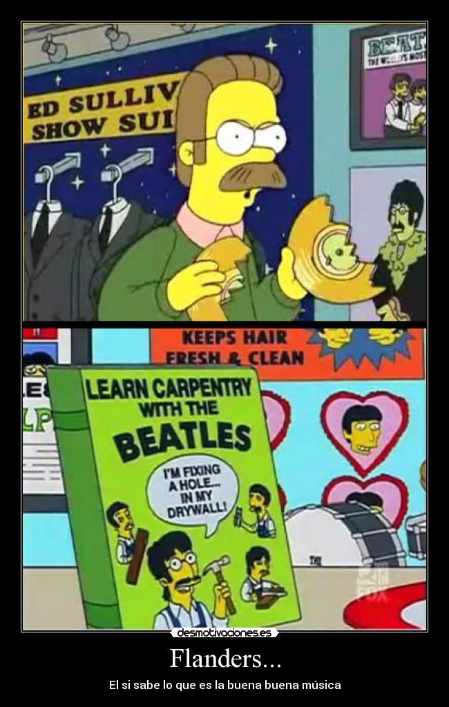 carteles flanders musica discos desmotivaciones