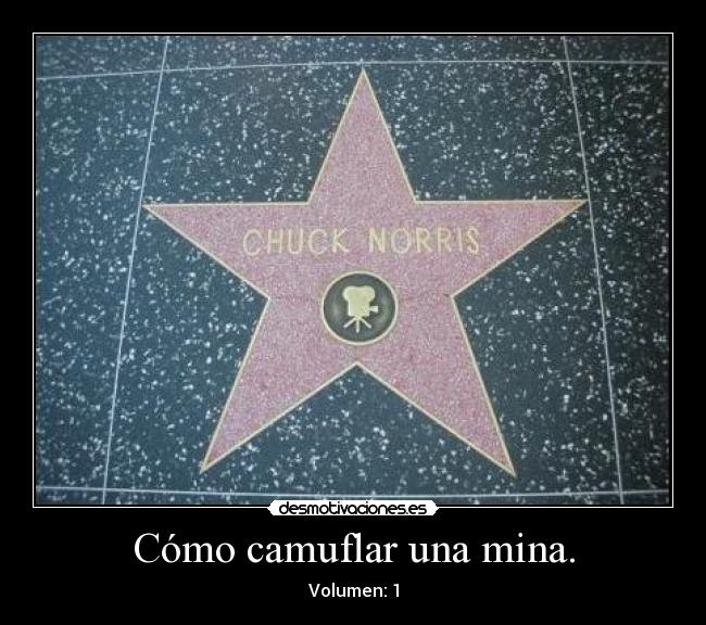 Cómo camuflar una mina. - Volumen: 1