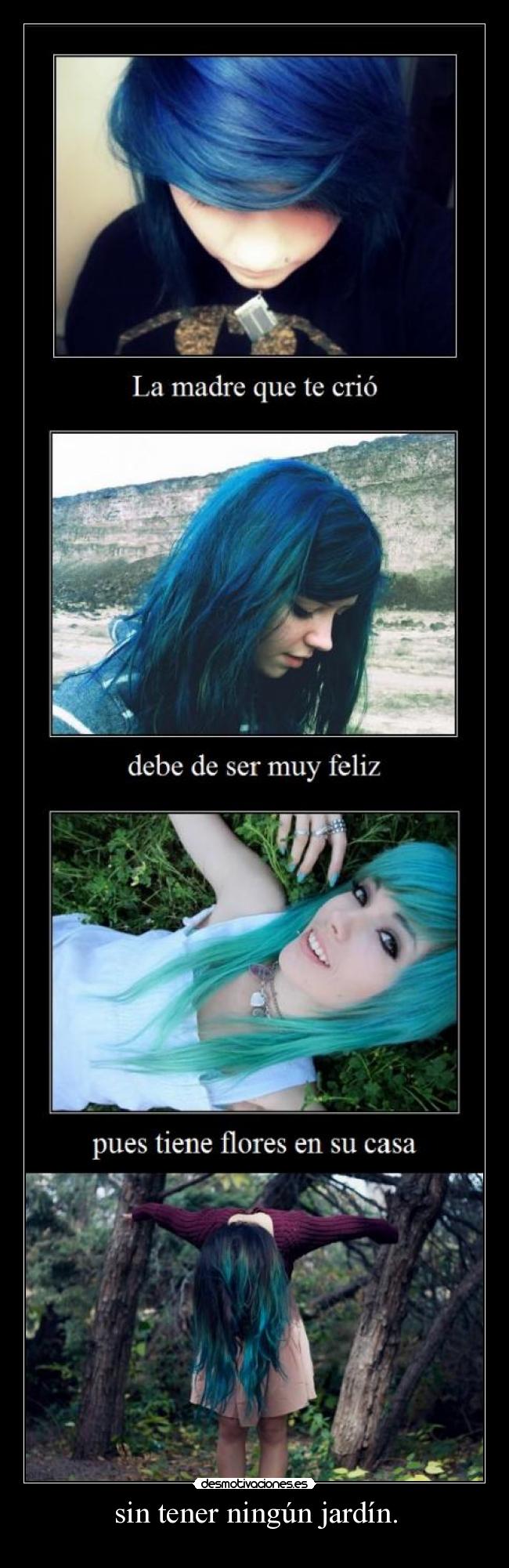 sin tener ningún jardín. -