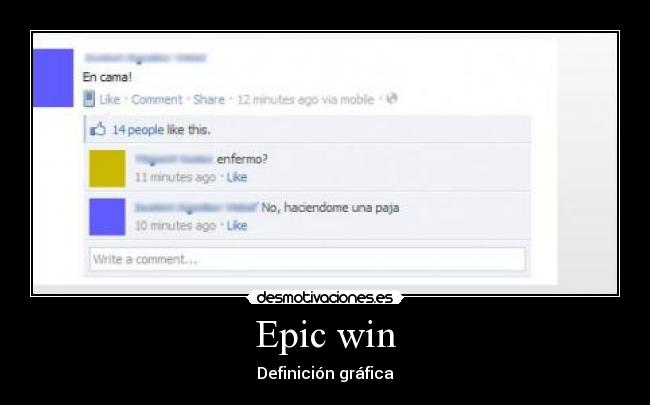 Epic win - Definición gráfica