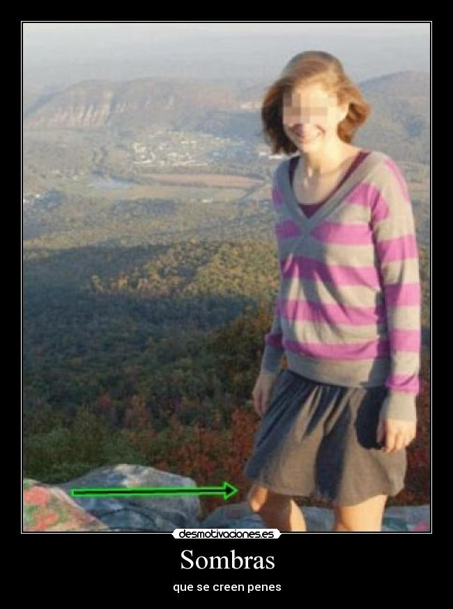 Sombras - que se creen penes