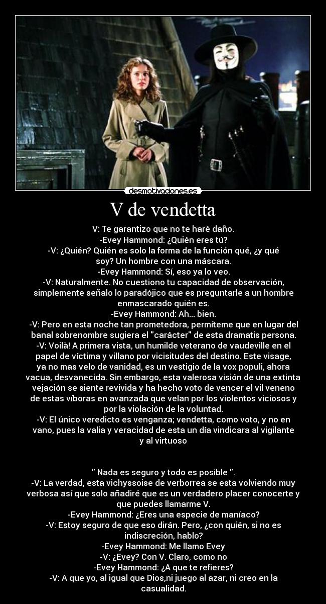 V de vendetta -