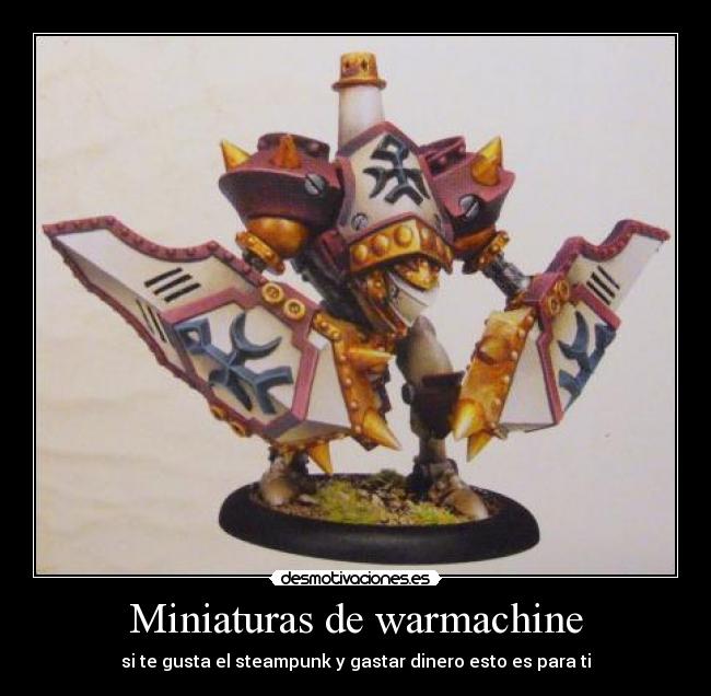 Miniaturas de warmachine - si te gusta el steampunk y gastar dinero esto es para ti