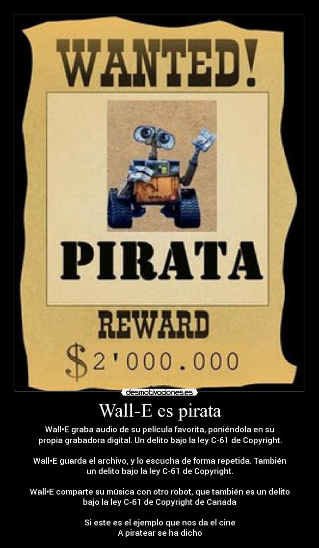 Wall-E es pirata - 