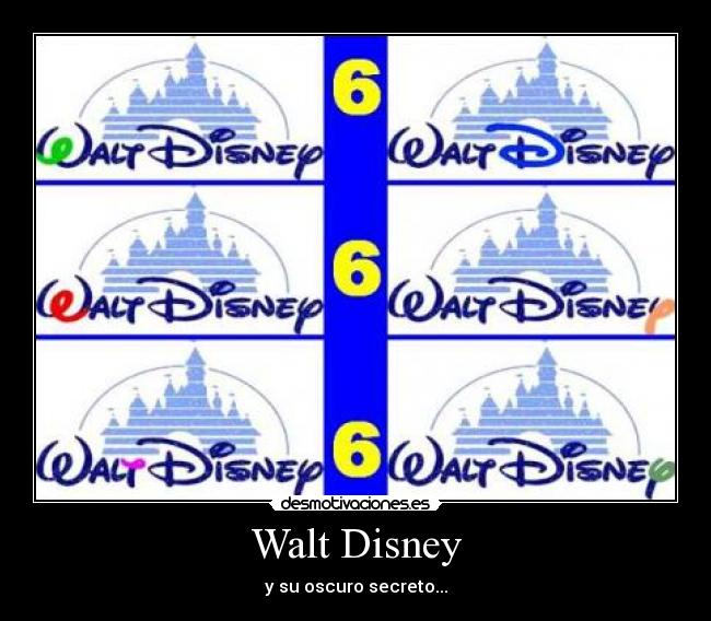 Walt Disney - y su oscuro secreto...
