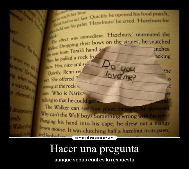 Hacer una pregunta -