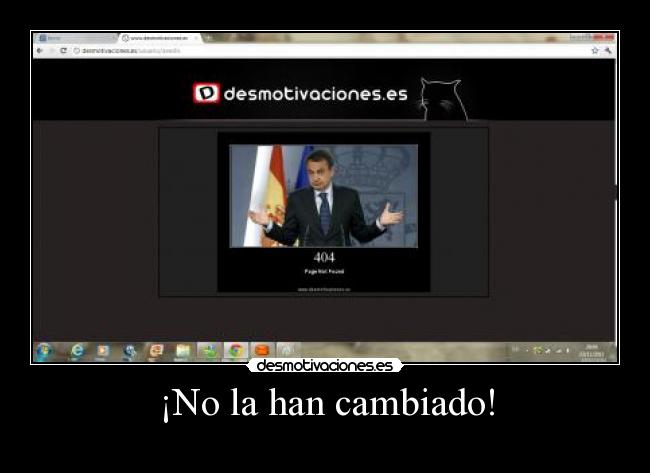 ¡No la han cambiado! - 