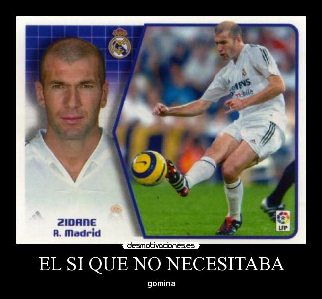 EL SI QUE NO NECESITABA - gomina
