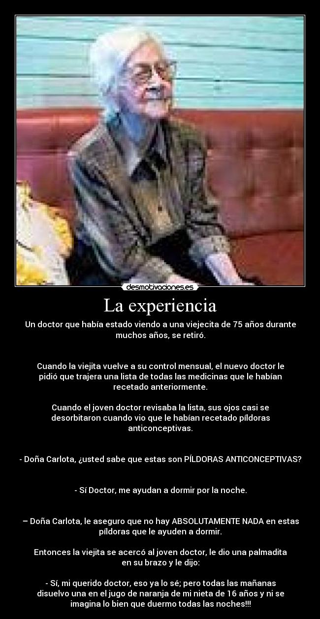 La experiencia -