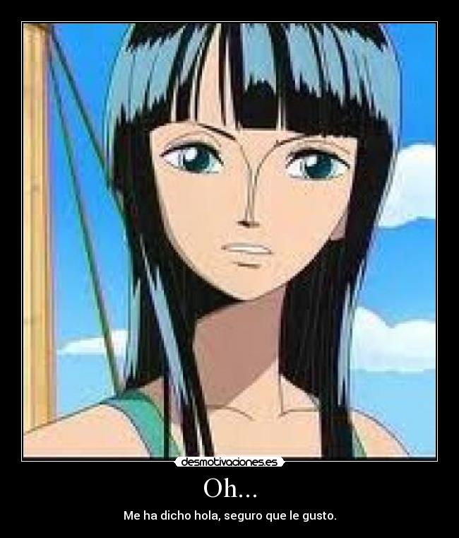 carteles one piece nico robin enamoradaaa desmotivaciones
