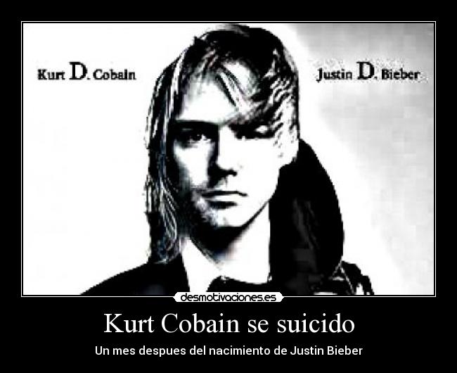 Kurt Cobain se suicido -