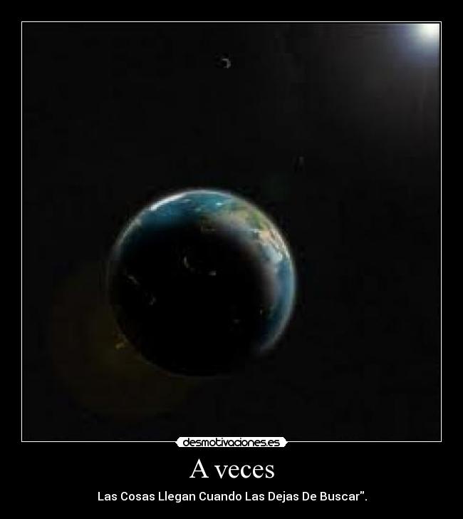 A veces -