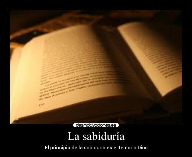 La sabiduría - 