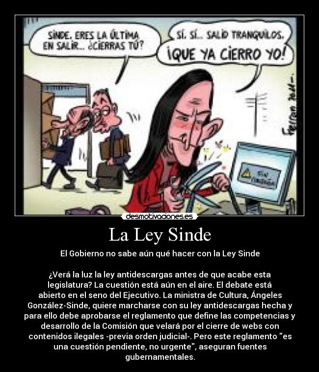 La Ley Sinde - 