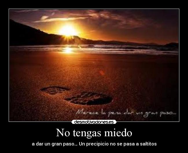 No tengas miedo -
