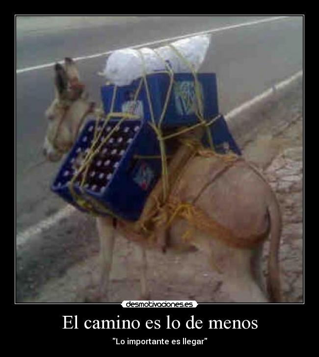 El camino es lo de menos -