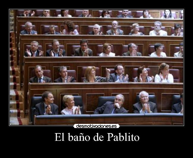 El baño de Pablito -