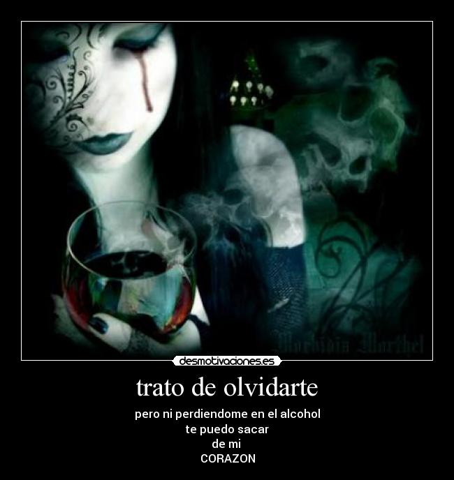 trato de olvidarte -
