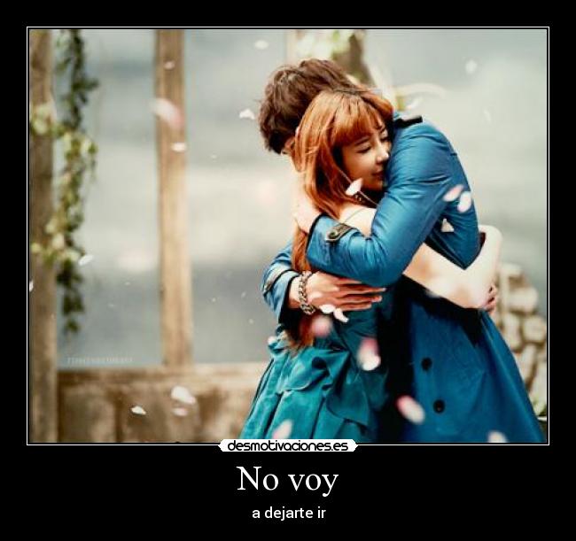 No voy - a dejarte ir