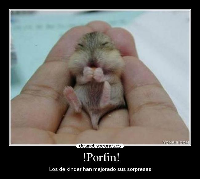 !Porfin! - Los de kinder han mejorado sus sorpresas