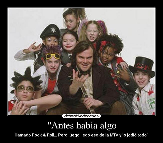 carteles escuela rock mtv desmotivaciones