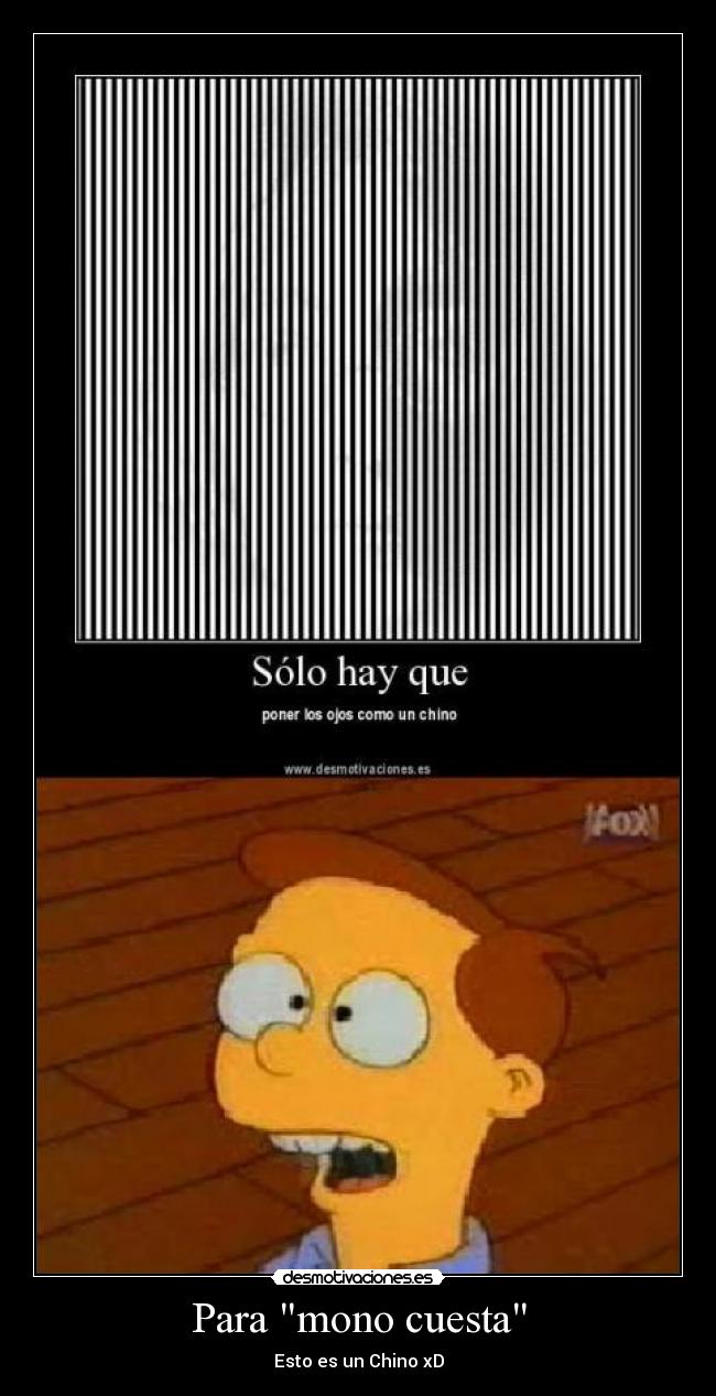Para mono cuesta - Esto es un Chino xD