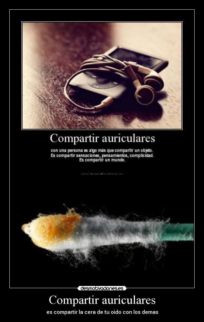 Compartir auriculares - 