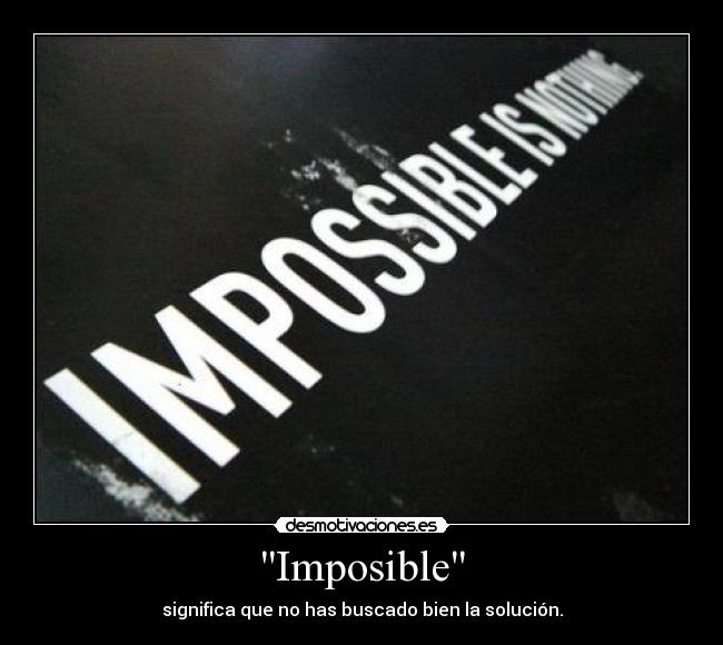 Imposible - 