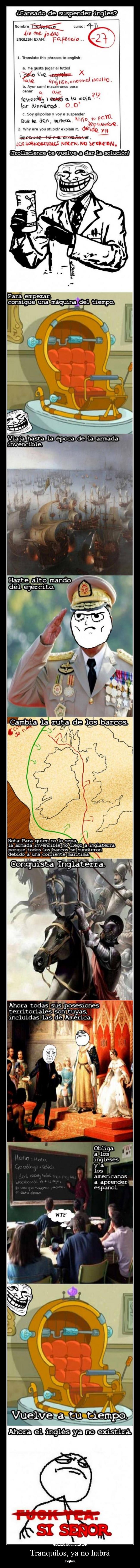 Tranquilos, ya no habrá -