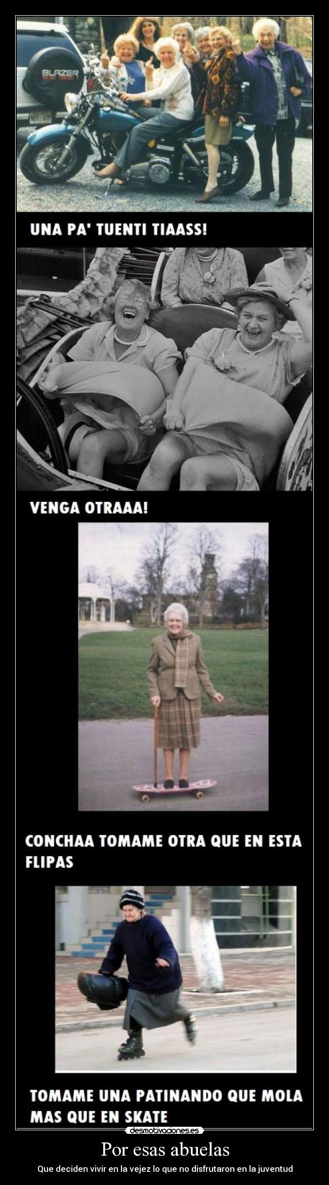 Por esas abuelas -