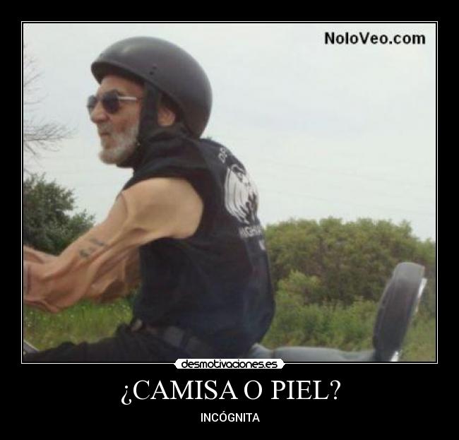 ¿CAMISA O PIEL? -