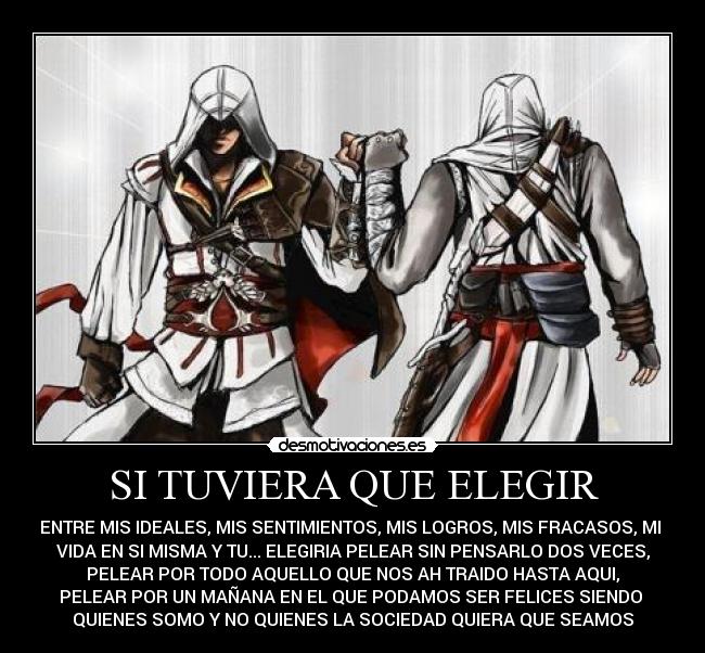 SI TUVIERA QUE ELEGIR -